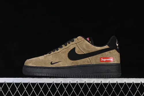 All categories Nk Air Force 1 Air Force series Nk Air Force 1 Low Air Force low-top Nike Air Force 1'07 Low joint khaki black Air Force 1 low-top casual sneakers DV5477-201